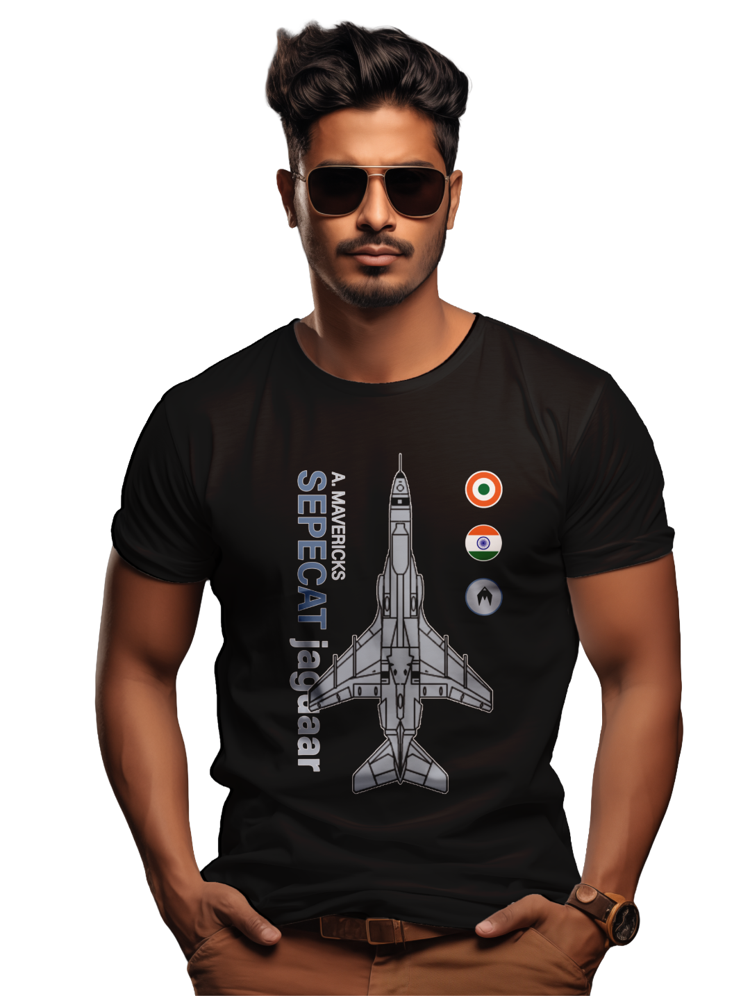 Men's Jaguar’s Valor – The IAF’s Fearless Glider t-shirt