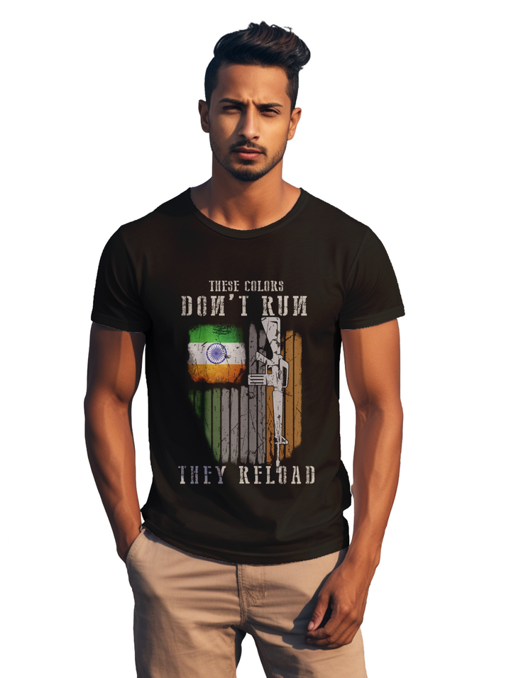 Mens These colors don't run They reload t-shirt