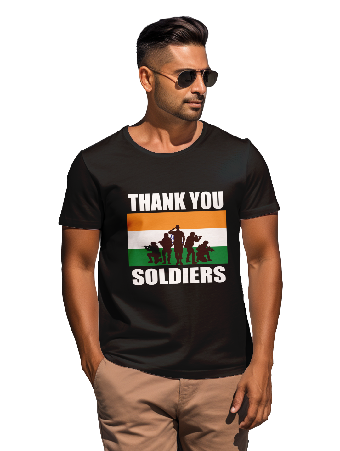 Mens Thank You Soldiers t-shirt