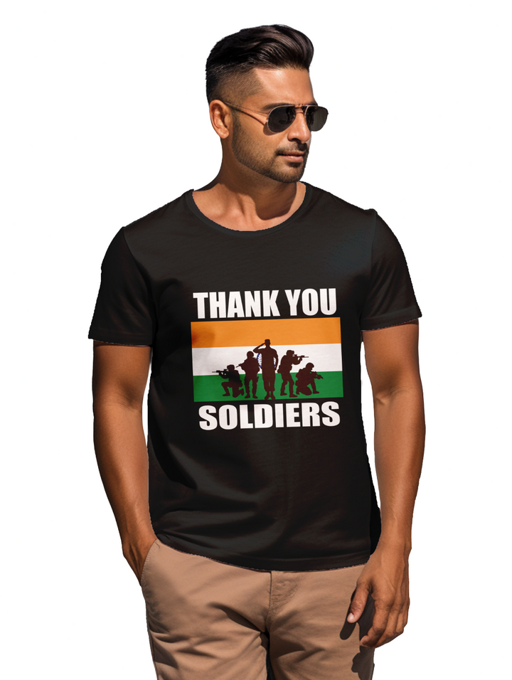 Mens Thank You Soldiers t-shirt