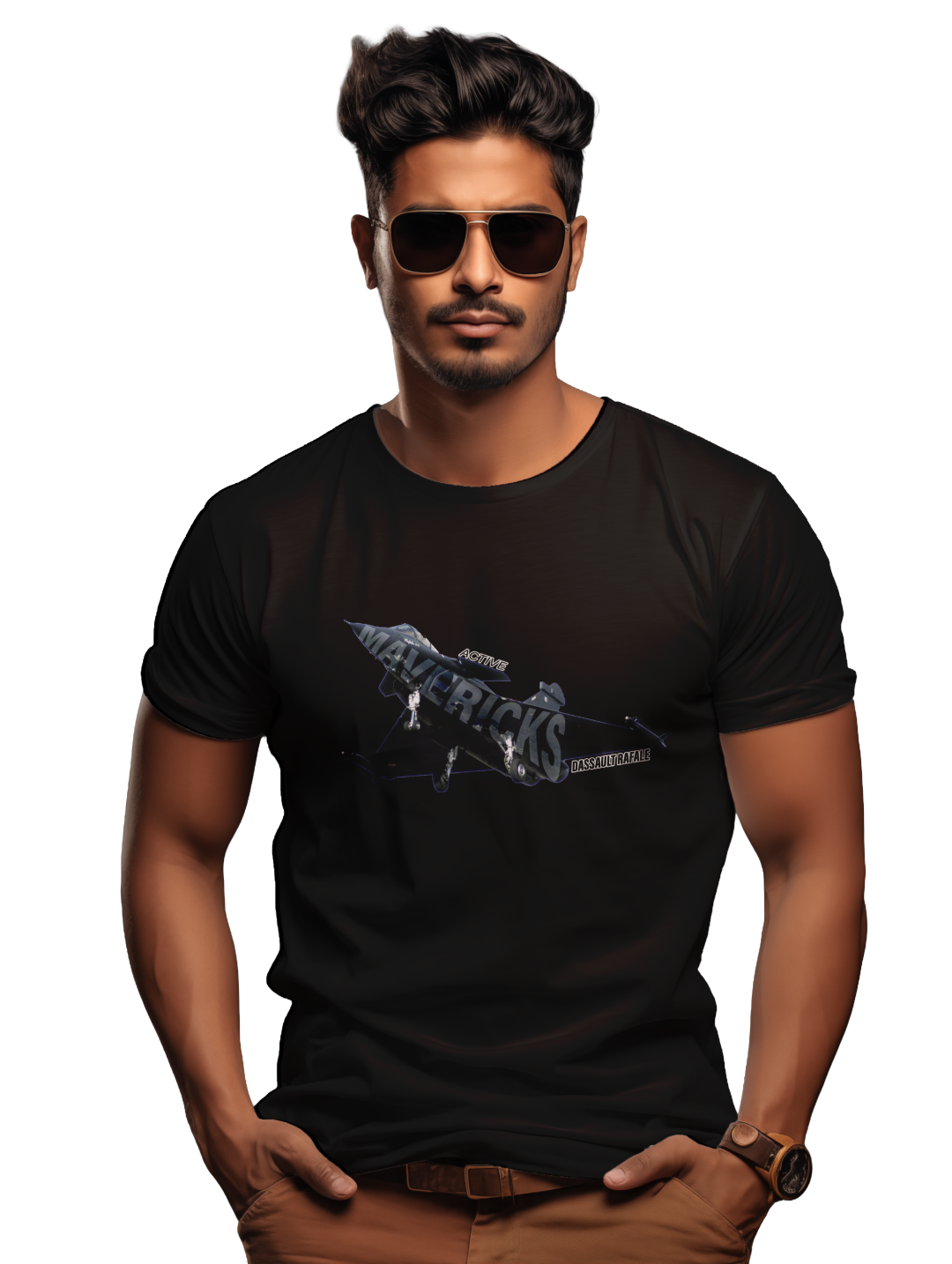 Men's Maverick s Rafale - The IAFs Active Edge t-shirt