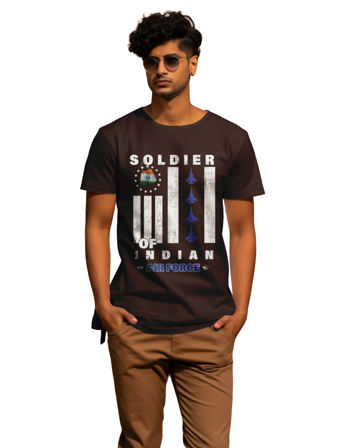 Men's Soldier of Indian Airforce T-shirt