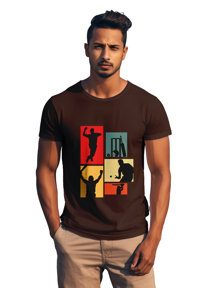 Cricket Collage Men's T-shirt