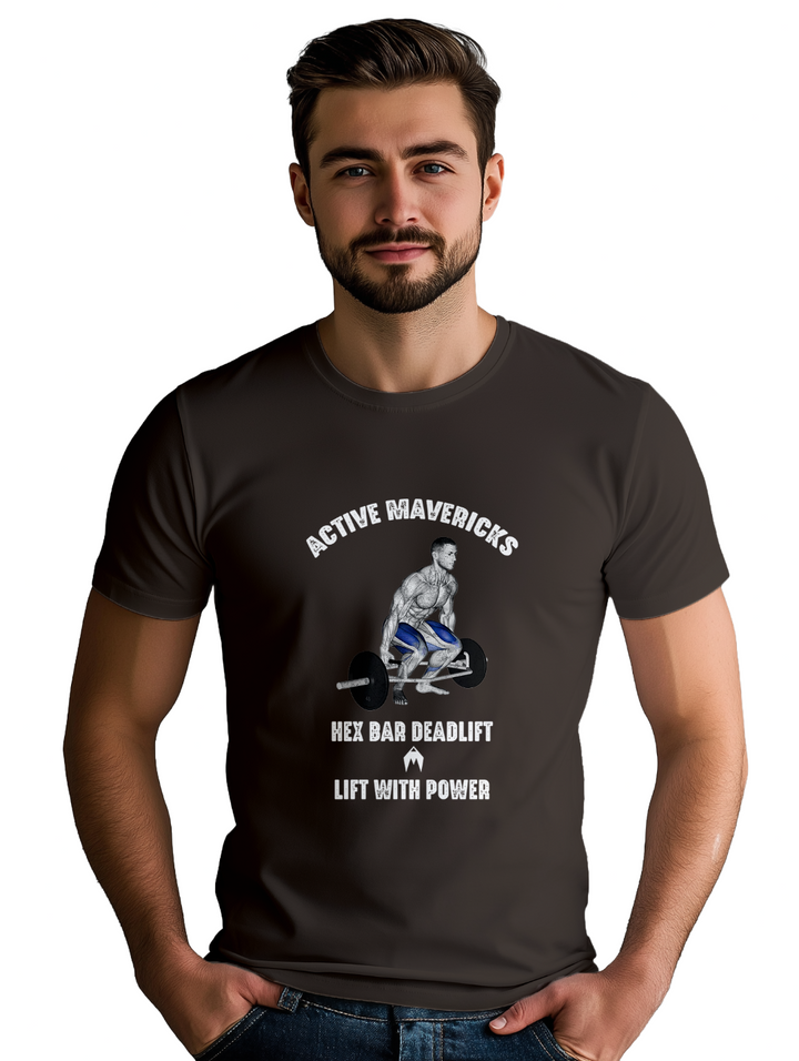 Mens HEX BAR DEADLIFT T-Shirt