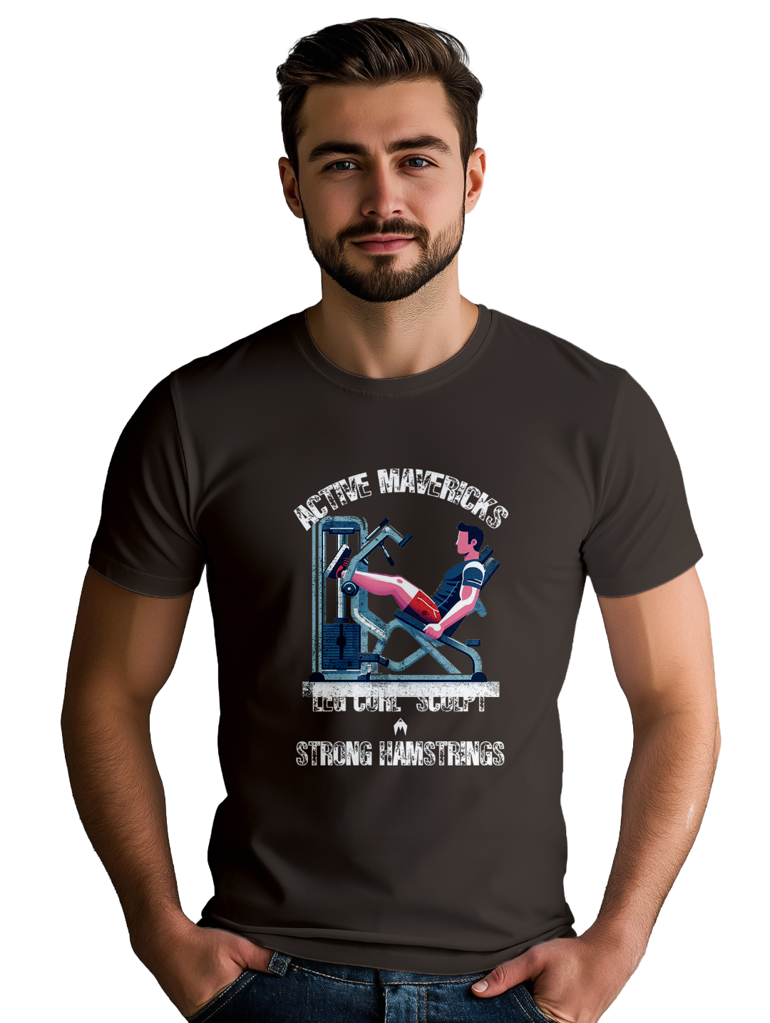 Mens LEG CURL SCULPT T-Shirt
