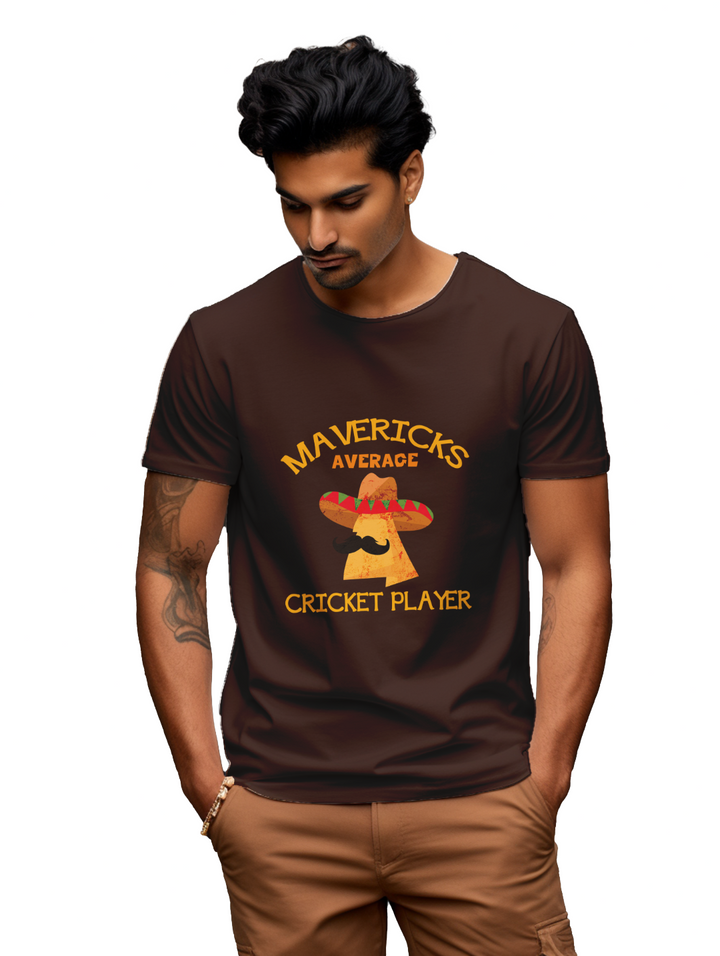 Men's Mavericks average cricket player T-shirt