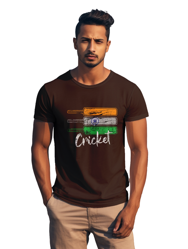 Mens Cricket_Mode On T-shirt