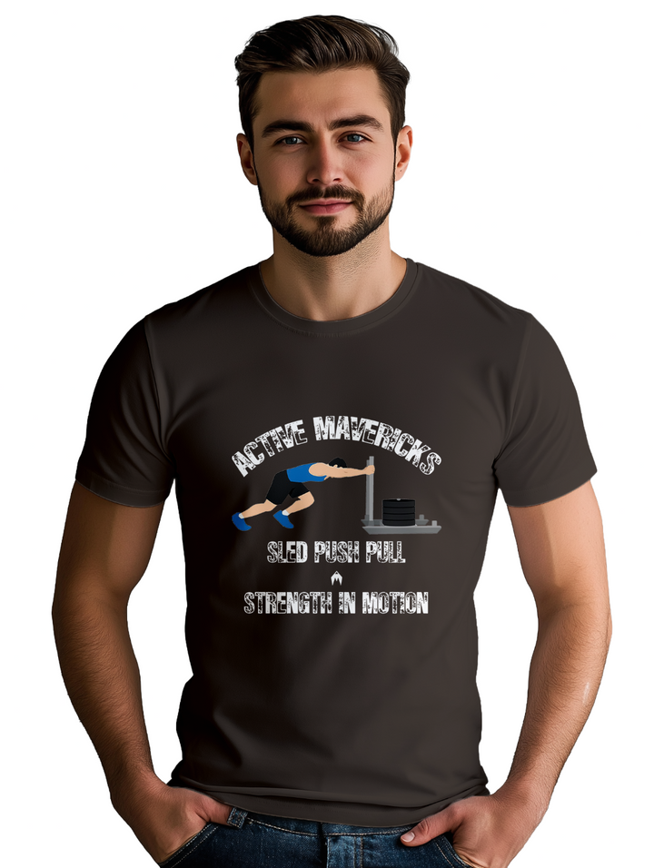 Mens SLED PUSH PULL T-Shirt