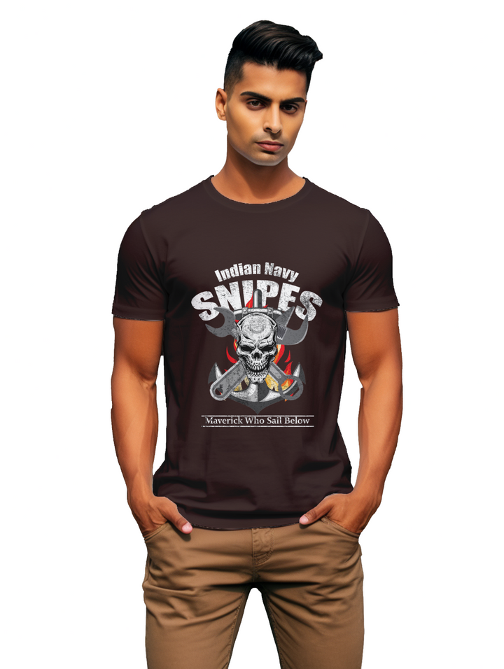 Men's Indian Navy Snipes T-Shirt