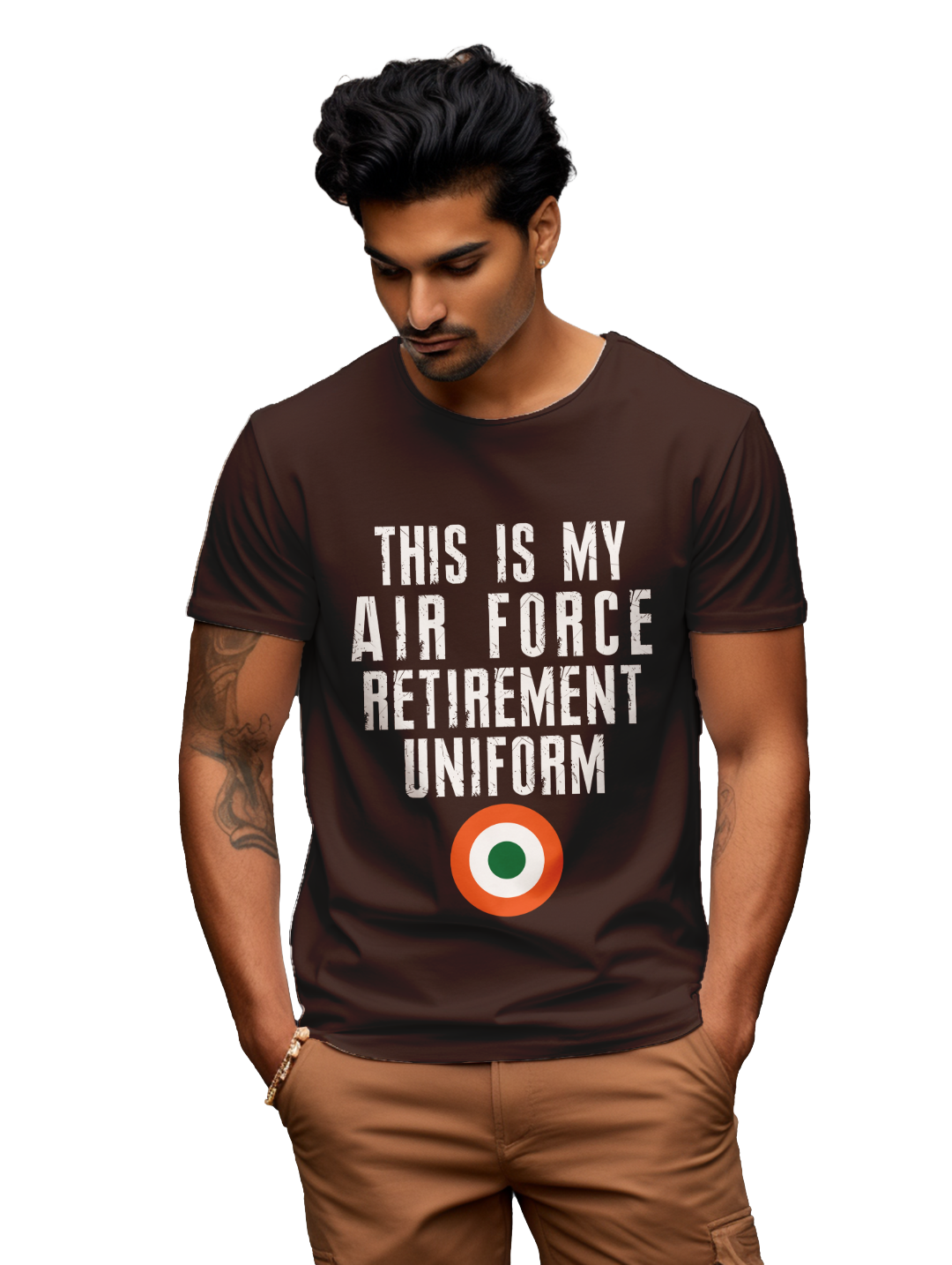 Men's This is my airforce retirement uniform T-Shirt
