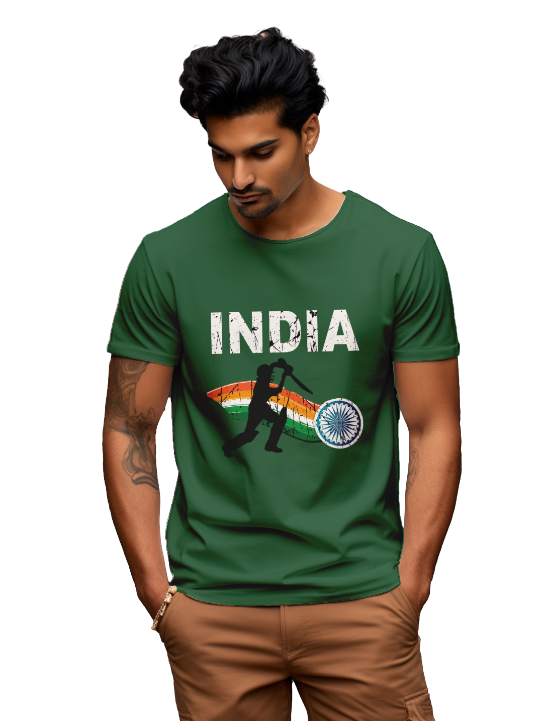 Cricket Crest: Where Passion Meets Style Men's T-shirt