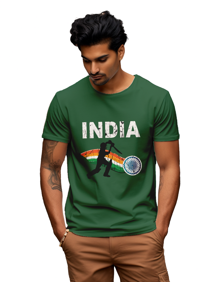 Cricket Crest: Where Passion Meets Style Men's T-shirt