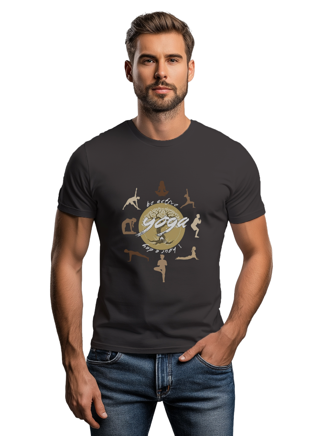 Men's ALL YOGA POSE T-shirt