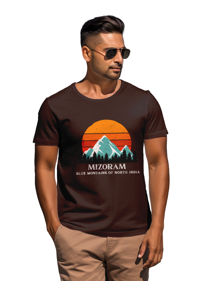 Men's  Mizoram Blue Mountains T-Shirt