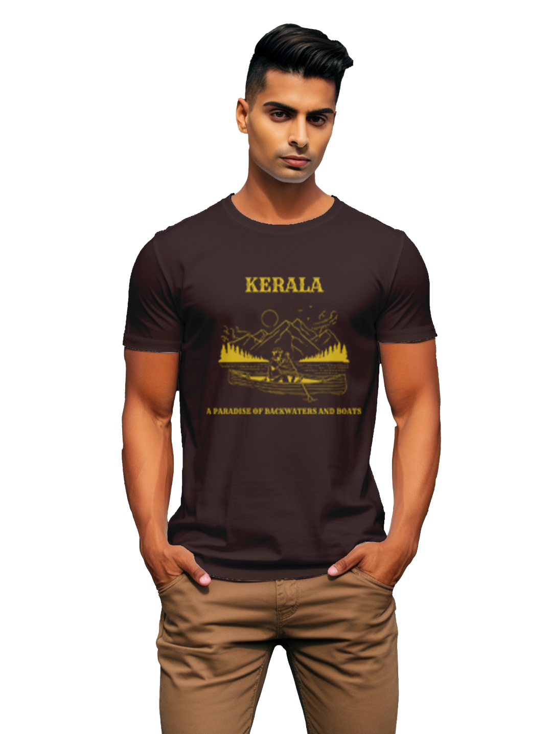 Mens  Kerala Blackwater and Boats T-Shirt