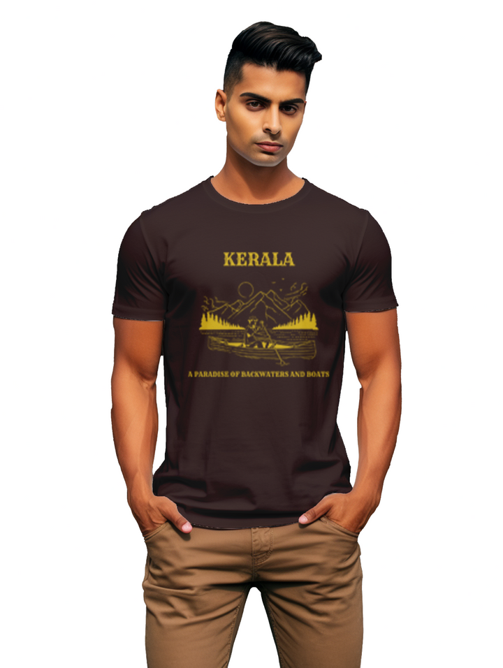 Mens  Kerala Blackwater and Boats T-Shirt