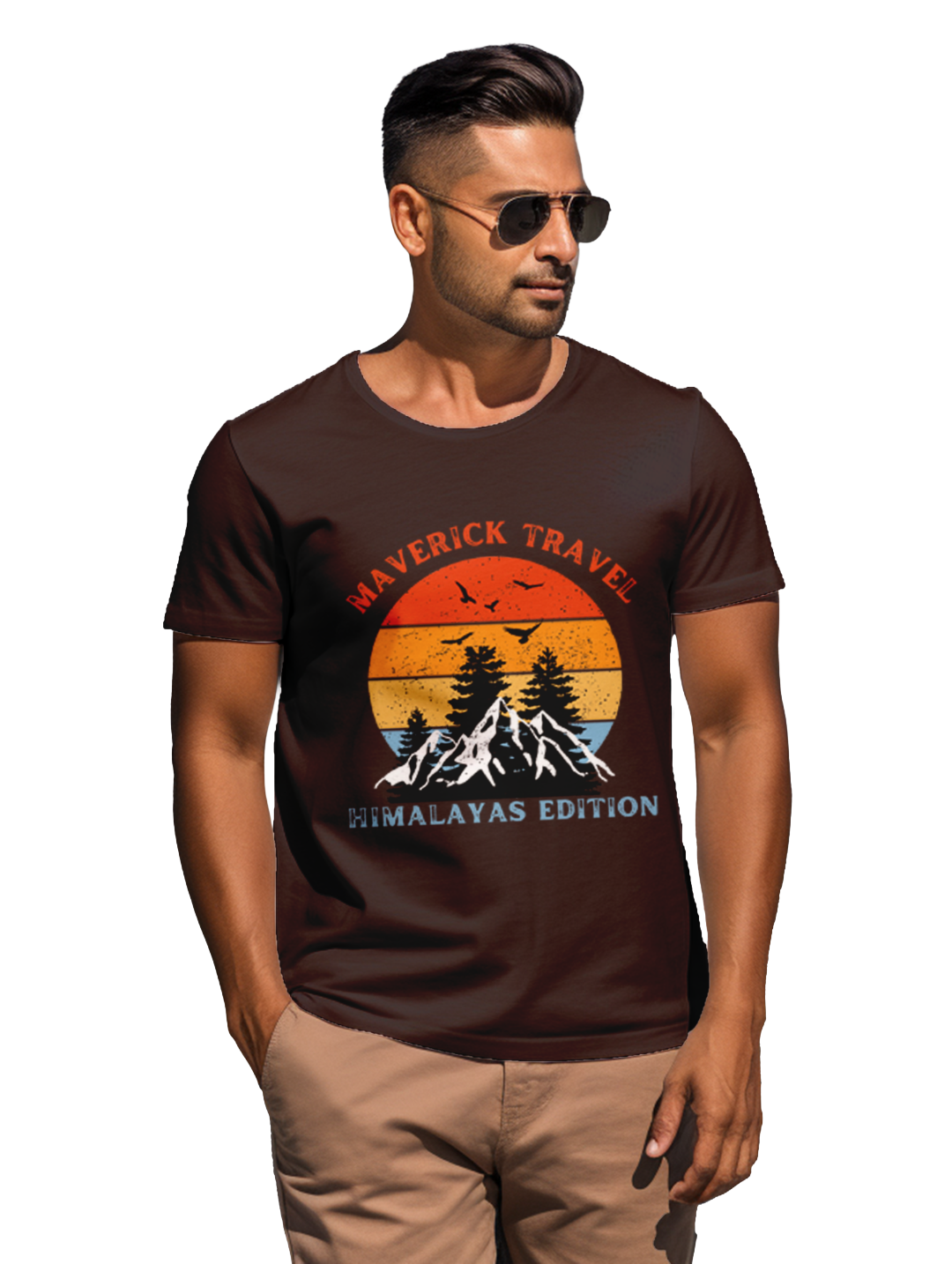 Mens  Maverick Travel Himalayan Edition T-Shirt