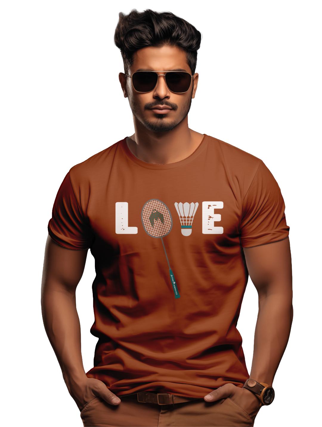 Men's LOVE BADMINTON T-Shirt