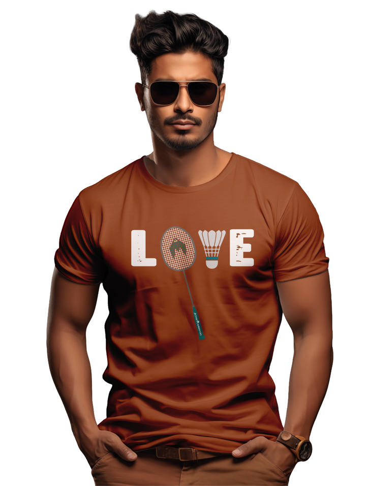 Men's LOVE BADMINTON T-Shirt