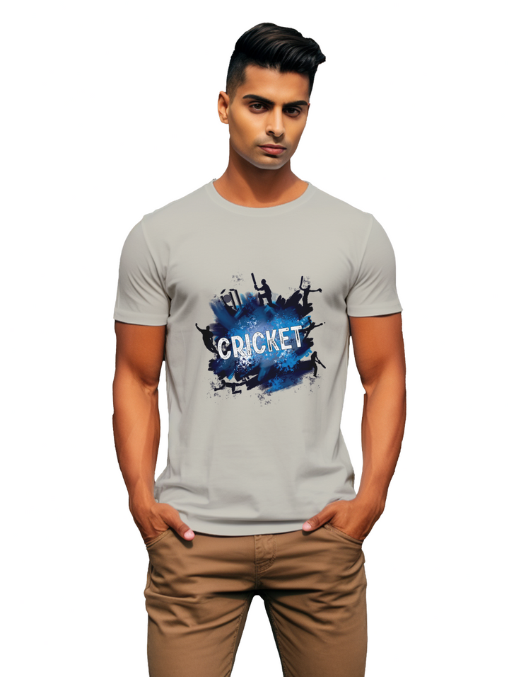 Mens Cricket__Mode On T-shirt