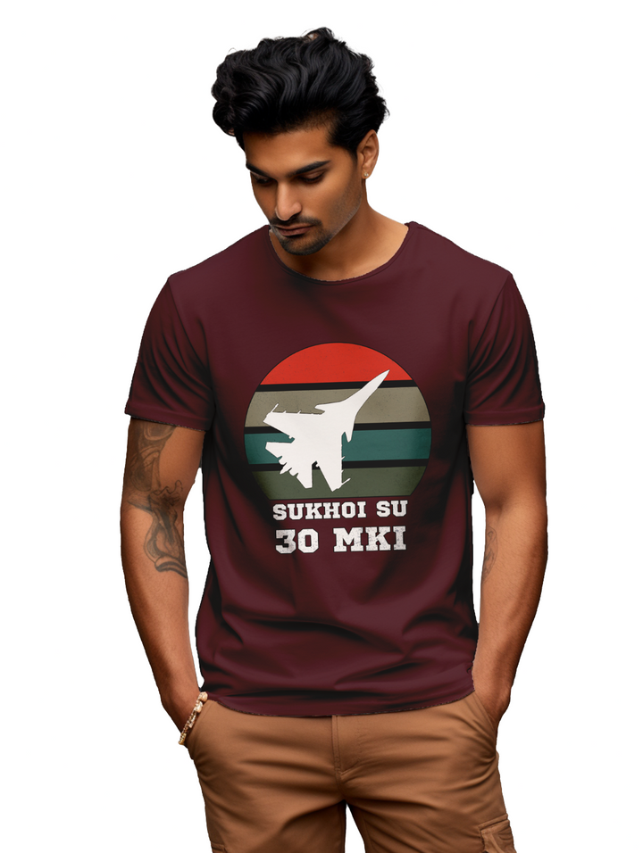 Men's Sukhoi Su 30 MKI fighter jet T-Shirt