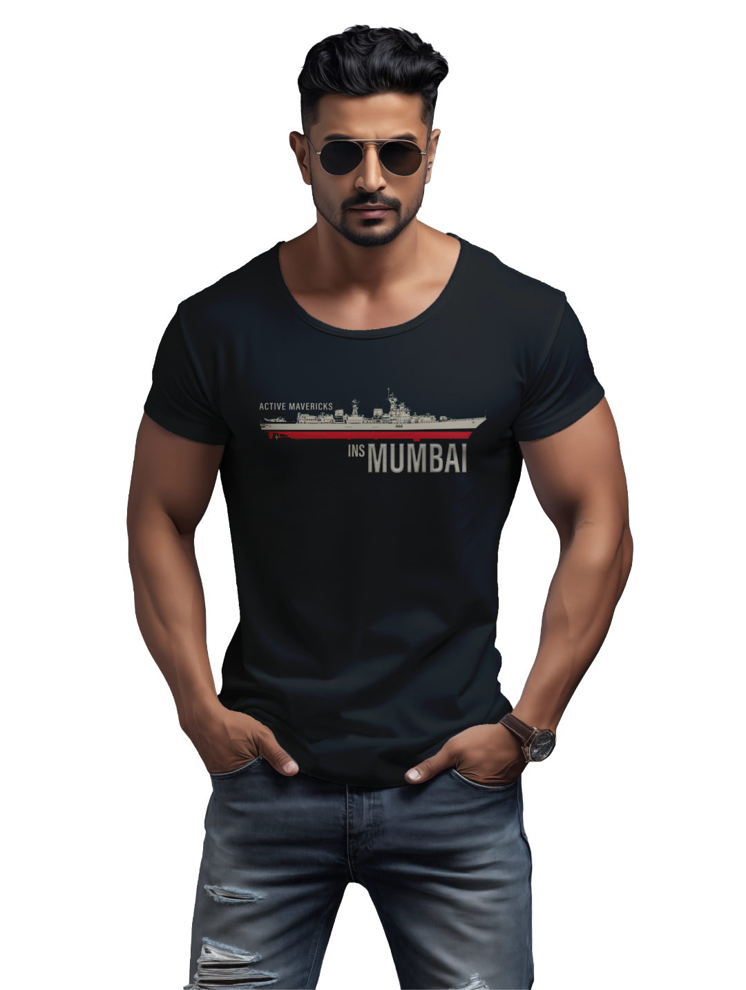 Mens INS Mumbai T-shirt