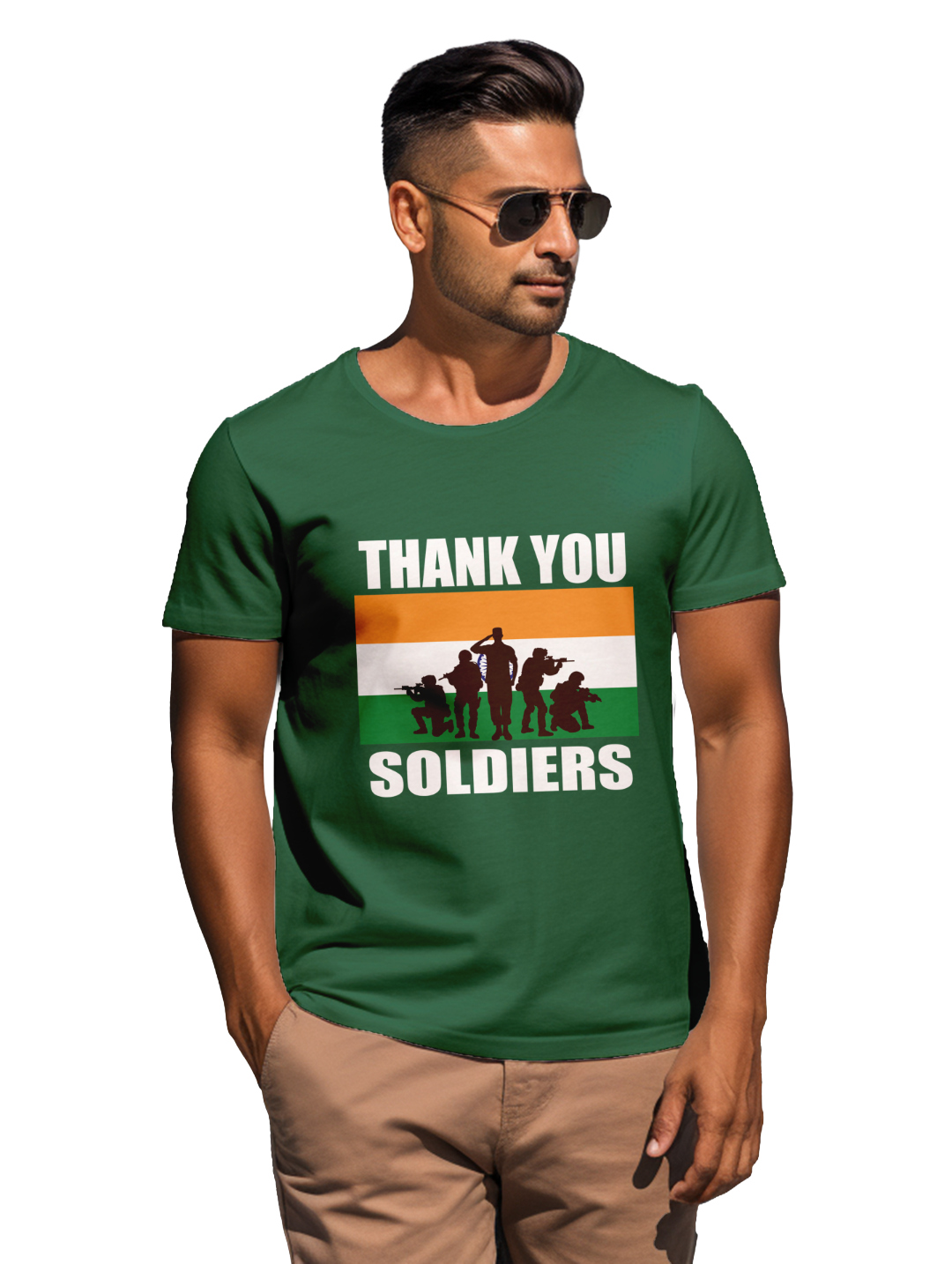 Mens Thank You Soldiers t-shirt