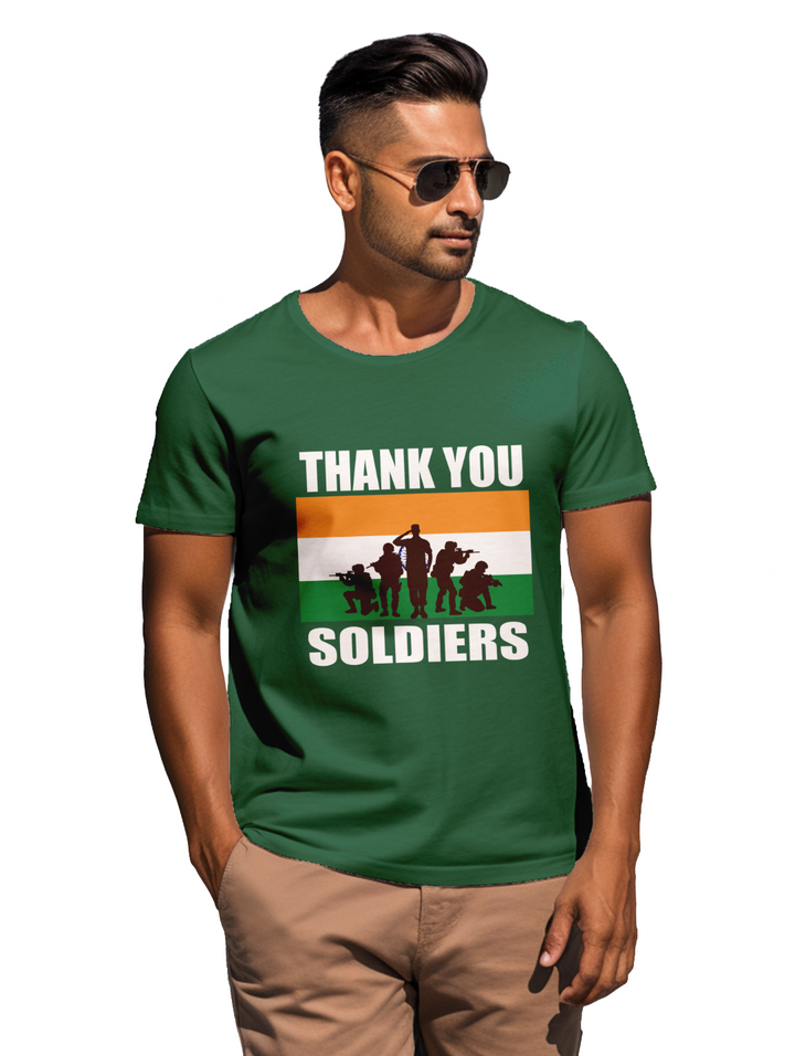 Mens Thank You Soldiers t-shirt