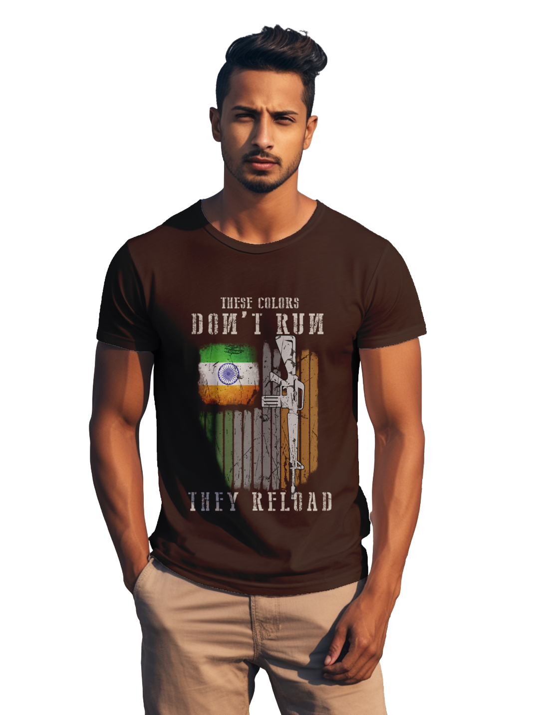 Mens These colors don't run They reload t-shirt
