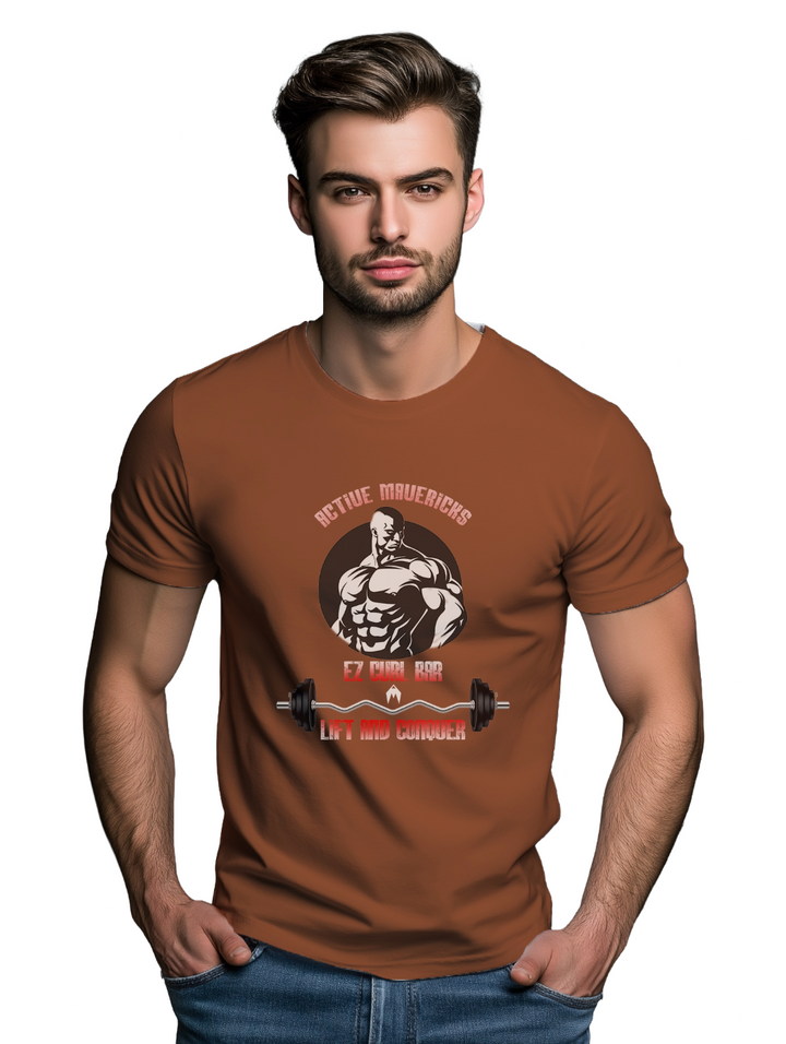 Mens CURL BAR T-Shirt