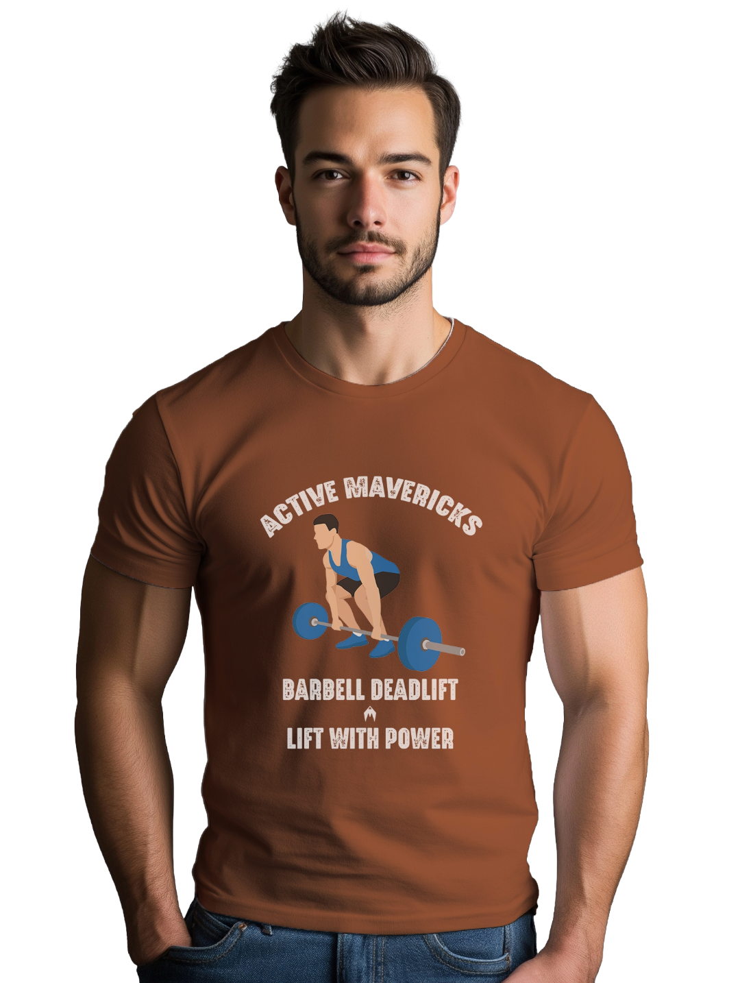 Mens BARBELL DEADLIFT T-Shirt