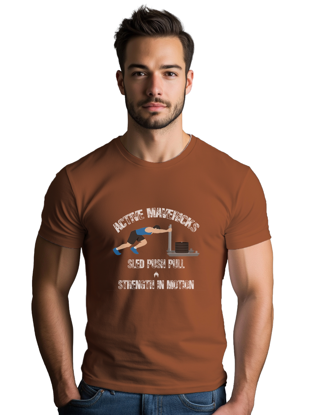 Mens SLED PUSH PULL T-Shirt