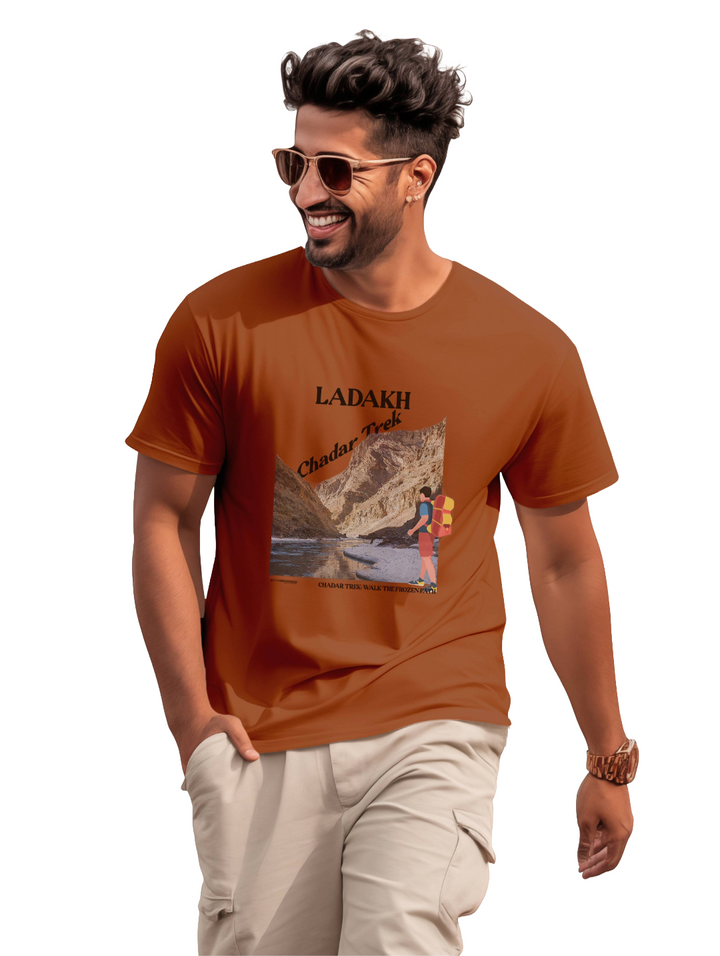 Men's  chadar lake- ladakhy T-Shirt