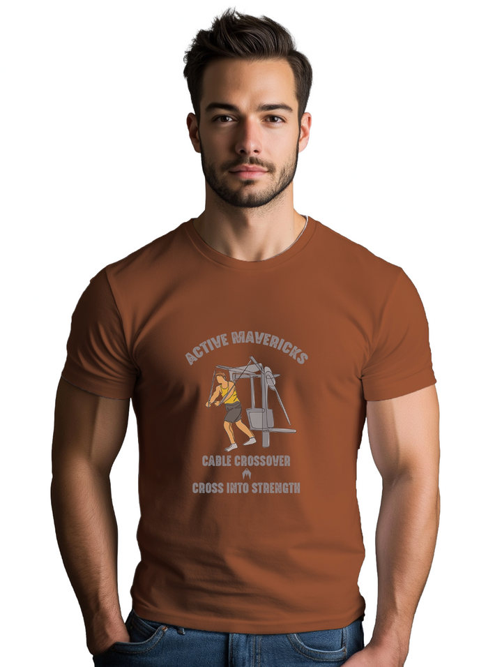 Mens CABLE CROSSOVER T-Shirt