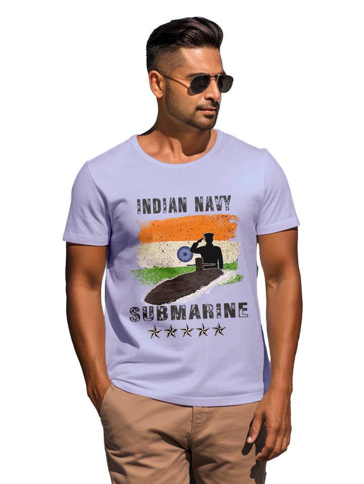 Men's INDIAN NAVY SUBMARINE T-Shirt