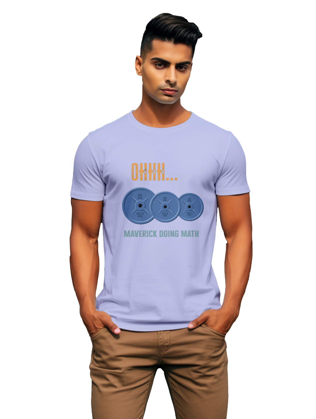 Mens  OHH Maverick doing math T-Shirt