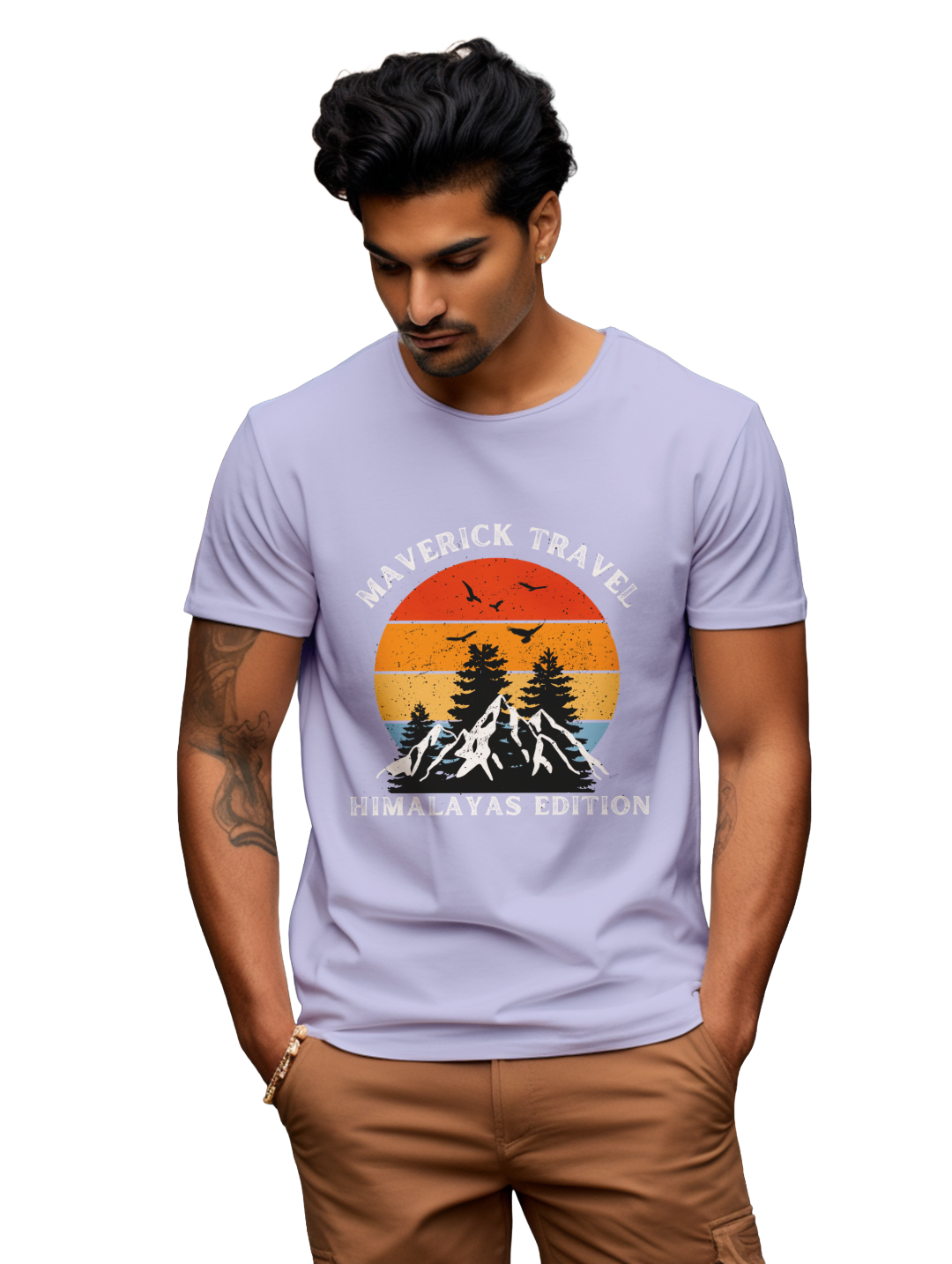Mens  Maverick Travel Himalayan Edition T-Shirt