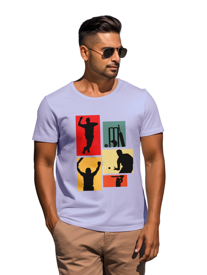 Cricket Collage Men's T-shirt