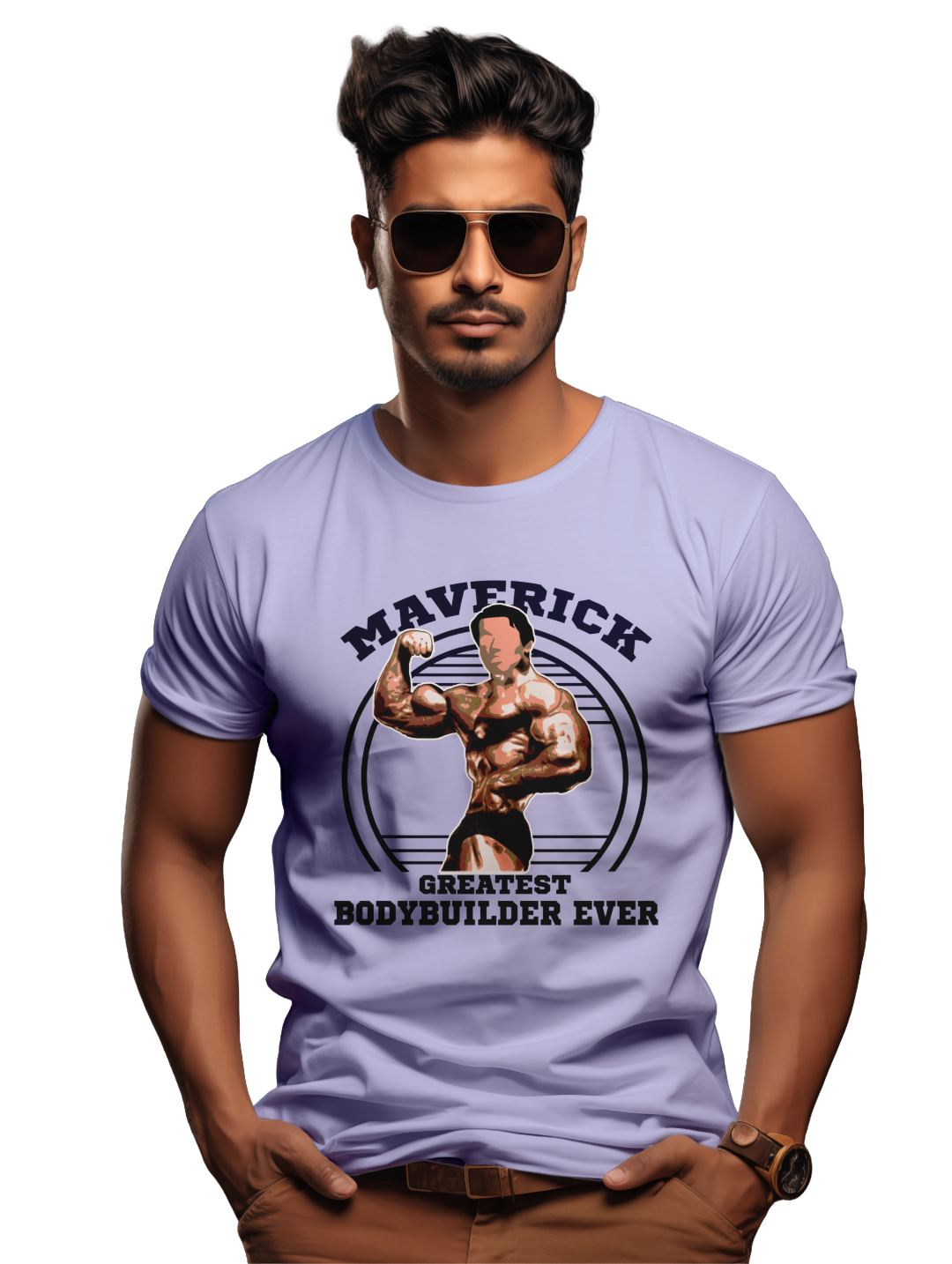 Mens Maverick Greatest Bodybuilder ever T-Shirt
