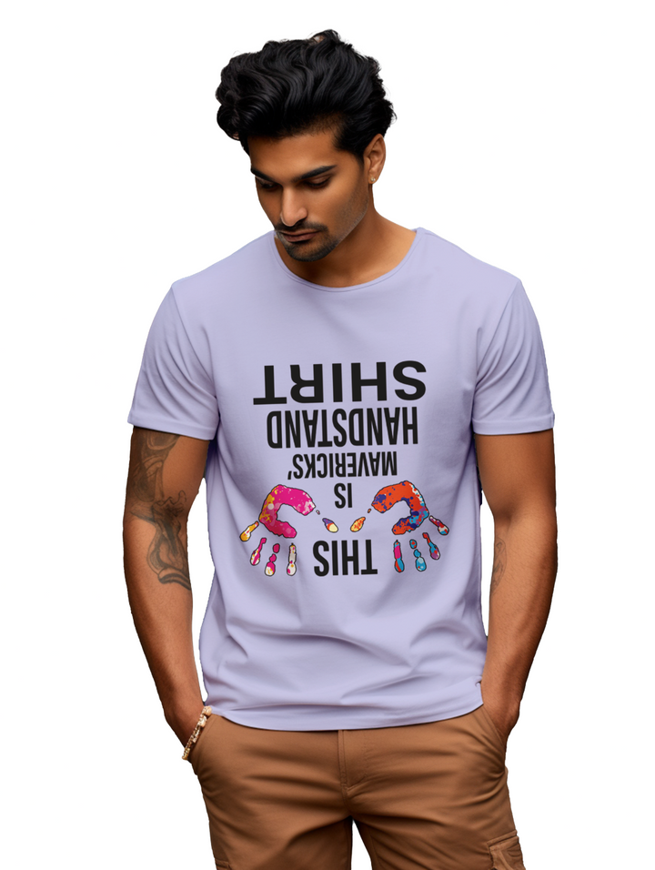 men's This is Mavericks Handstand T-shirt