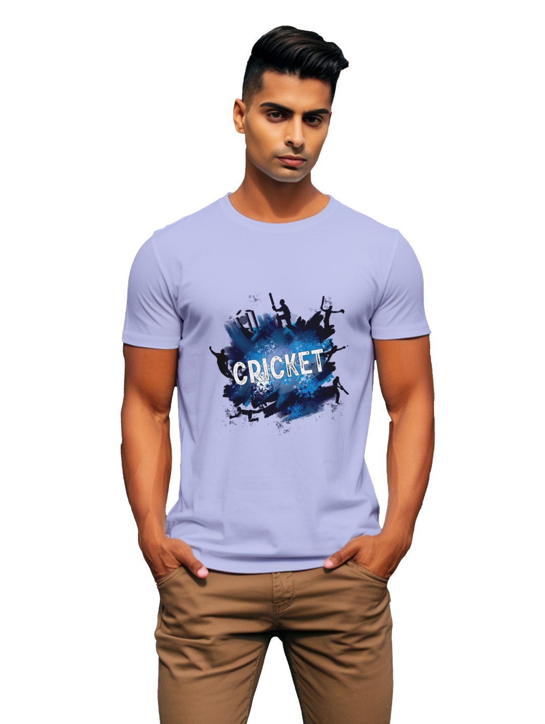 Mens Cricket__Mode On T-shirt