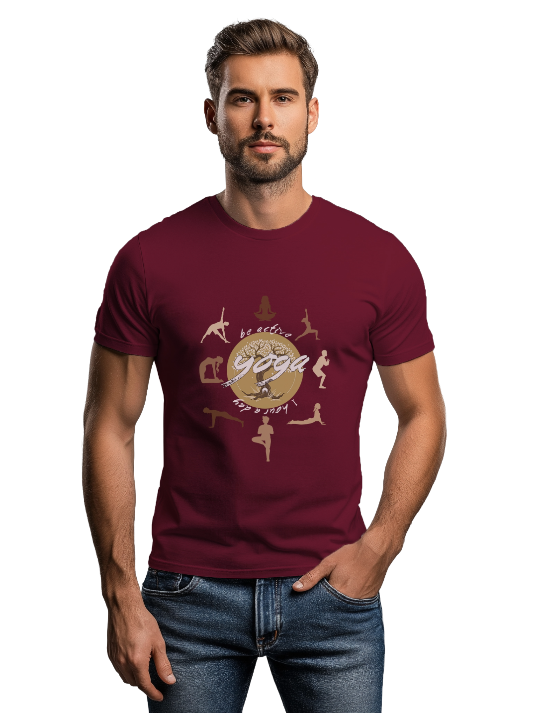 Men's ALL YOGA POSE T-shirt