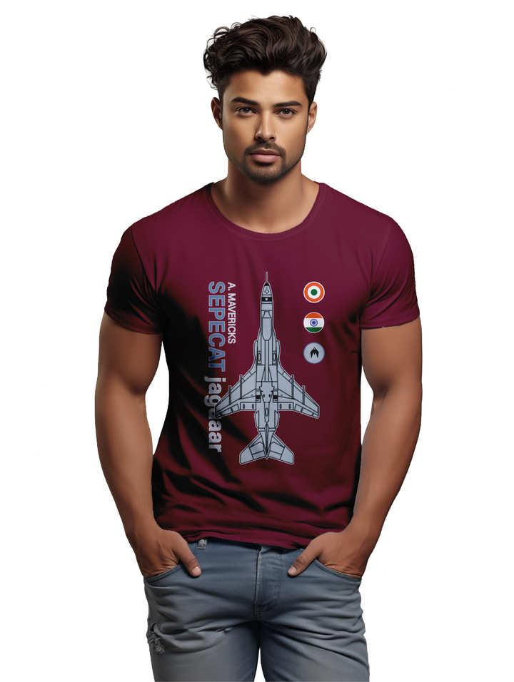Men's Jaguar’s Valor – The IAF’s Fearless Glider t-shirt