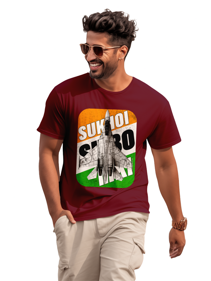 Men's Flight of the Brave – The Sukhoi Su-30MKI t-shirt