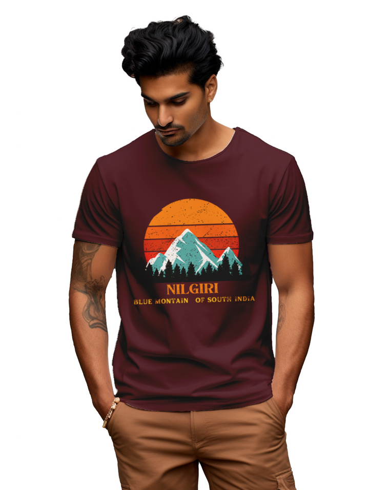Men's  Nilgiri Blue Mountains T-Shirt