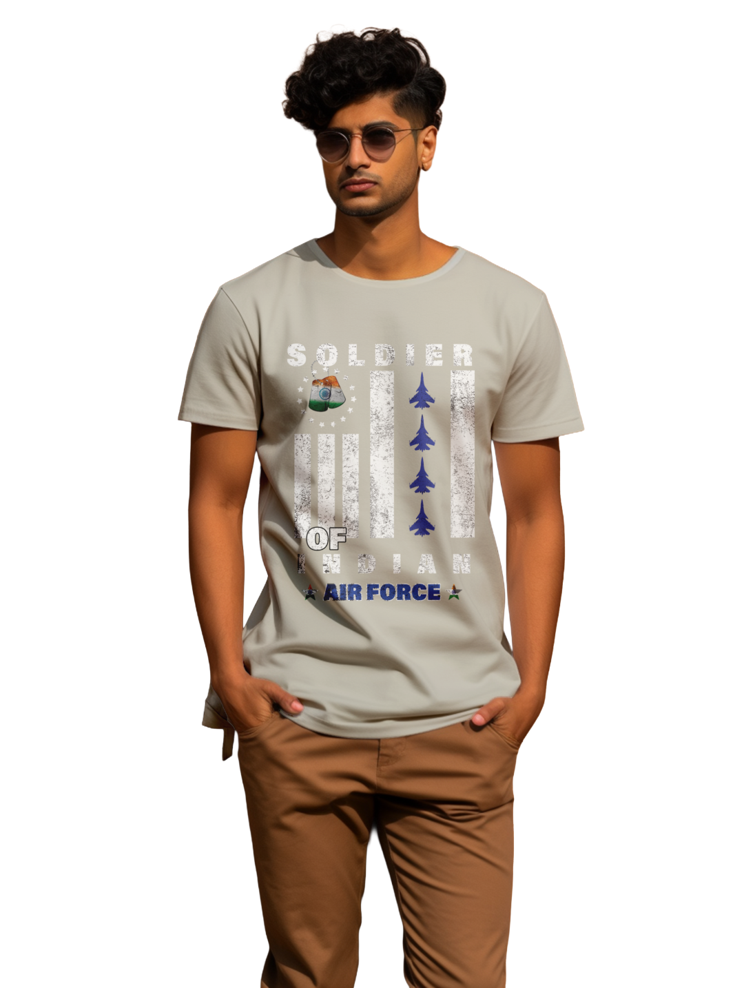 Men's Soldier of Indian Airforce T-shirt