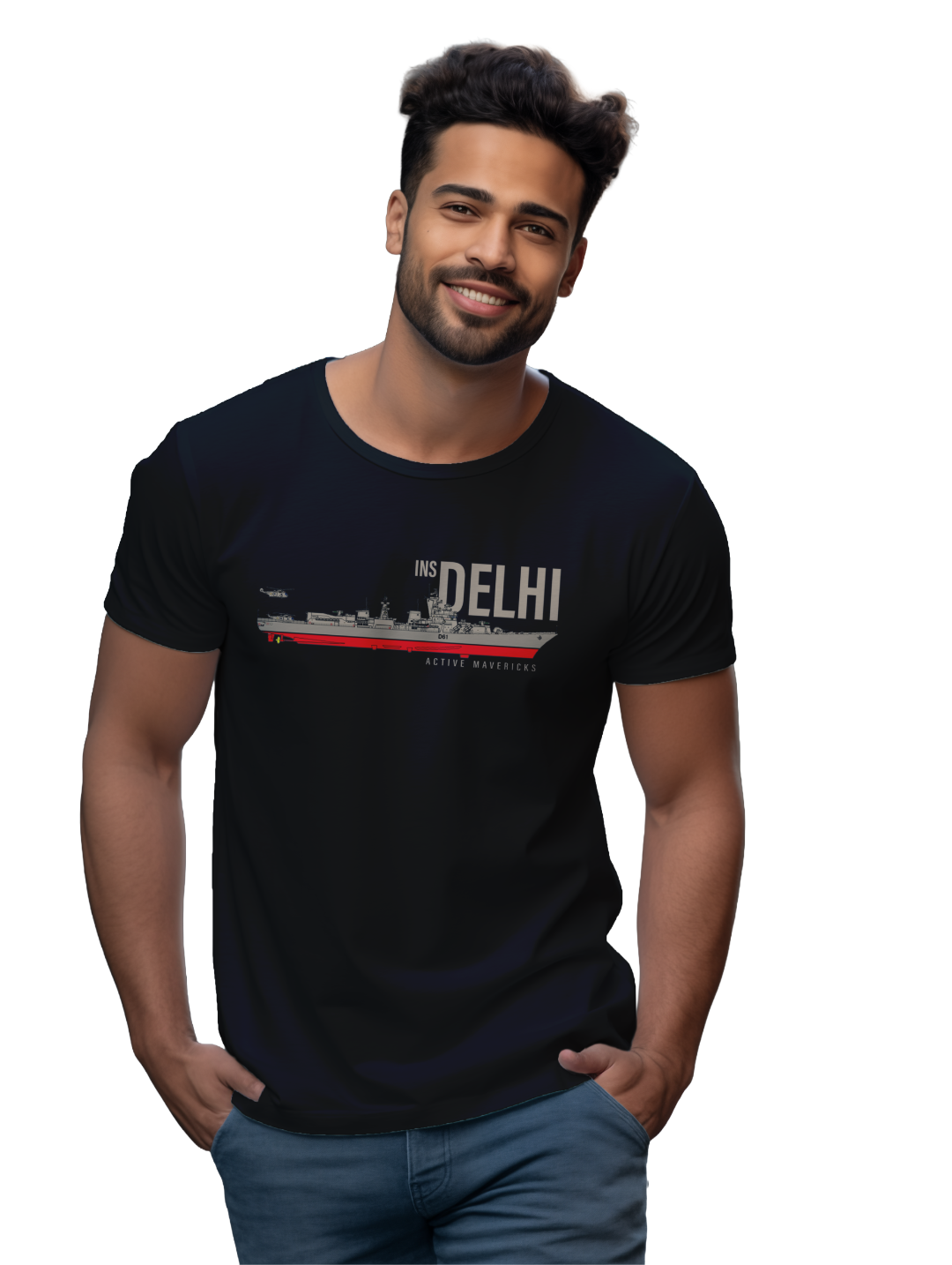 Mens INS Delhi T-SHIRT