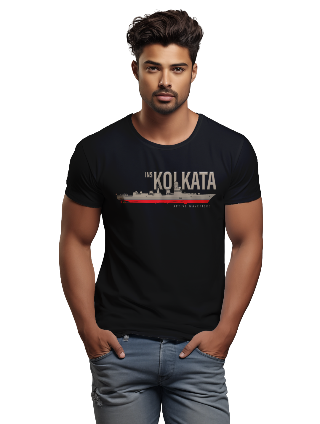 Mens INS Kolkata T-shirt