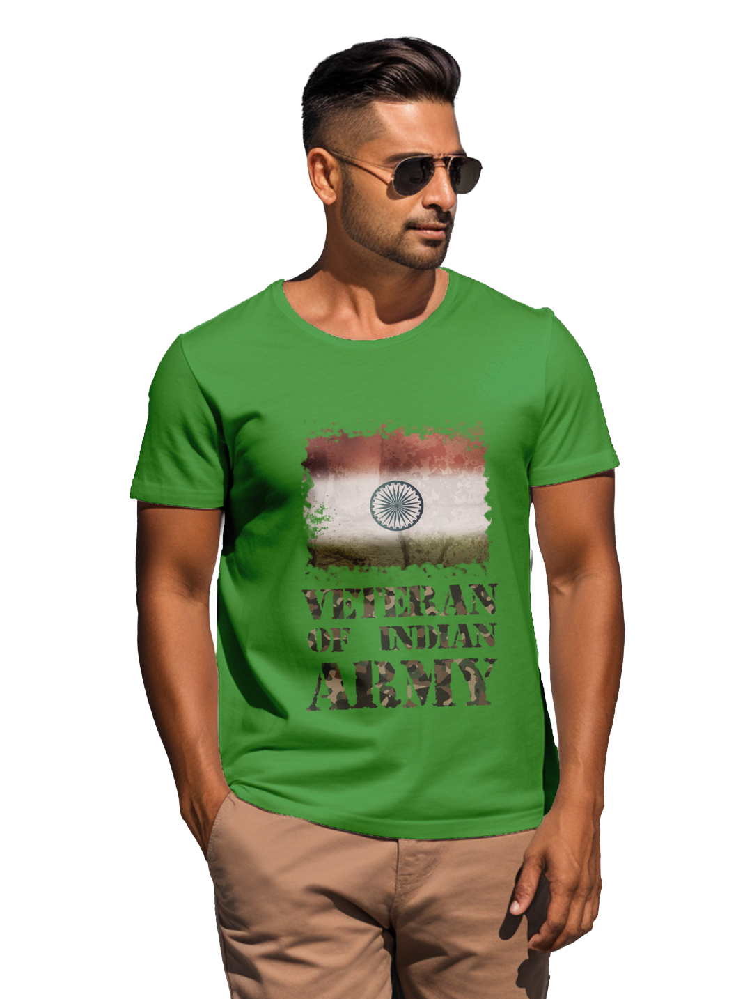 mens Veteran of Indian Army t-shirt