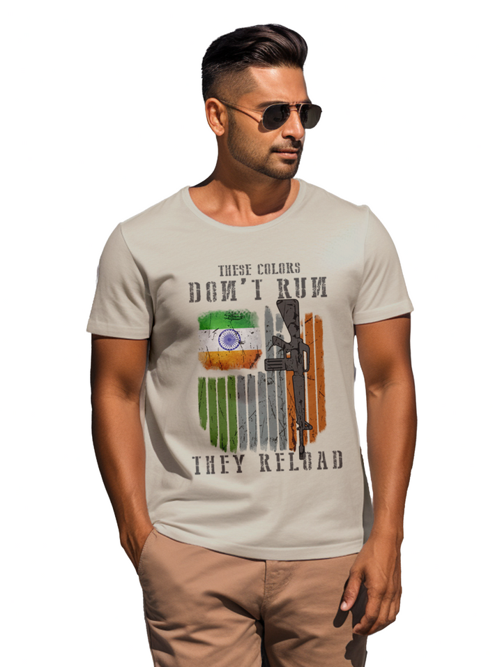 Mens These colors don't run They reload t-shirt